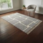 Handmade Australian Wool Carpet Rugs for Cozy Floor Carpet for Bedroom, Living Room & Indoor Use 4X6 ft | WL06 - Image 3