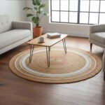 braided jute round rugs