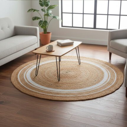 braided jute round rugs