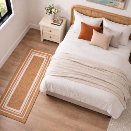 braided rectangular jute rugs for door ways home office
