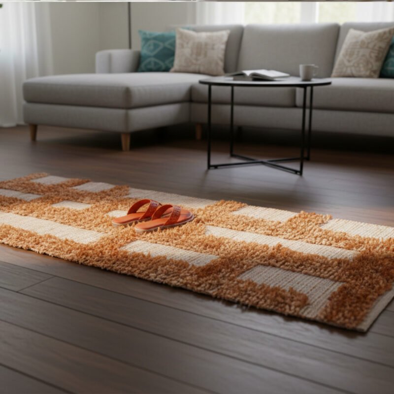 jute shaggy runner rugs