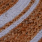 HANDWOVEN BRAIDED JUTE AREA RUGS FOR BEDROOM, DINING ROOM & ENTRYWAY – SUSTAINABLE ROUND RUGS | BR07 | VERONE RUGS - Image 2