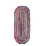 ORGANIC HANDMADE JUTE BRAIDED RUGS FOR MEDITATION ROOM, BEDROOM & LIVING ROOM – SUSTAINABLE FLOOR COVERINGS OVAL RUGS | BR11 | VERONE RUGS - Image 4