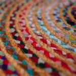 MULTICOLOUR ROUND JUTE BRAIDED RUGS