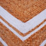 NATURAL FIBER HANDMADE JUTE RUGS FOR LIVING ROOM, BEDROOM & OFFICE – BRAIDED RECTANGLE RUGS FOR SUSTAINABLE HOMES  | BR10 | VERONE RUGS - Image 2