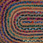 ORGANIC HANDMADE JUTE BRAIDED RUGS FOR MEDITATION ROOM, BEDROOM & LIVING ROOM – SUSTAINABLE FLOOR COVERINGS OVAL RUGS | BR11 | VERONE RUGS - Image 2