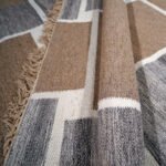 Handmade Wool Area Rug – Natural Fiber Boho Rug for Living Room & Bedroom Decor 4X6 ft | WL10 - Image 4