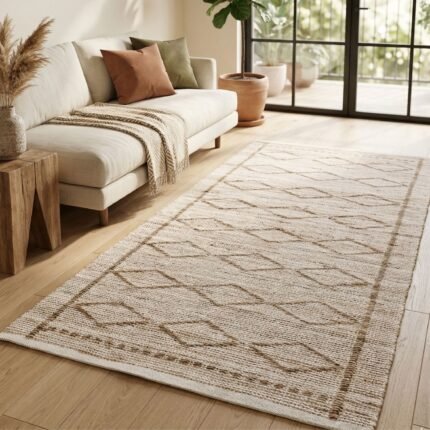 jute runner handmade natural product