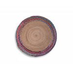 ECO-FRIENDLY HANDMADE JUTE RUGS FOR LIVING ROOM, OFFICE & MEDITATION SPACE – BRAIDED NATURAL FIBER ROUND CARPETS RUGS | BR05 | VERONE RUGS - Image 5