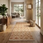 BOHO STYLE HANDMADE RECTANGLE JUTE RUNNER & RUGS FOR BEDROOM, LIVING ROOM & BALCONY – NATURAL FLOOR RUGS | RJ07 | VERONE RUGS