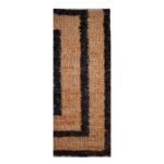 ORGANIC HANDMADE RECTANGULAR JUTE RUNNER FOR MEDITATION ROOM, LIVING ROOM & BEDROOM – SUSTAINABLE HOME DÉCOR | RJ09 | VERONE RUGS - Image 4
