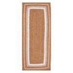 NATURAL FIBER HANDMADE JUTE RUGS FOR LIVING ROOM, BEDROOM & OFFICE – BRAIDED RECTANGLE RUGS FOR SUSTAINABLE HOMES  | BR10 | VERONE RUGS - Image 3