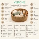 Premium Handmade Caddy Storage Basket | Multi-Purpose Organizer | CB01 | VERONE RUGS - Image 6