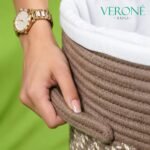 Premium Laundry Hamper | Storage Basket with Lid | LB04 | VERONE RUGS - Image 6