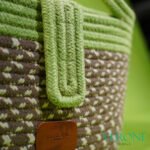 Boho Aesthetic Lunch Carrier and Fruit Basket with Lid | Multi-Utility Storage Basket | UB01 | VERONE RUGS - Image 5