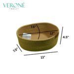 Premium Handmade Caddy Storage Basket | Multi-Purpose Organizer | CB01 | VERONE RUGS - Image 4
