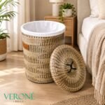 Premium Laundry Hamper | Storage Basket with Lid | SG03 | VERONE RUGS - Image 3