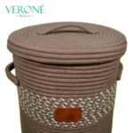 Premium Laundry Hamper | Storage Basket with Lid | LB04 | VERONE RUGS - Image 8