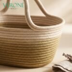 Handcrafted Utility Basket with Handles | Picnic & Multi-Utility Basket | UB02 | VERONE RUGS - Image 2